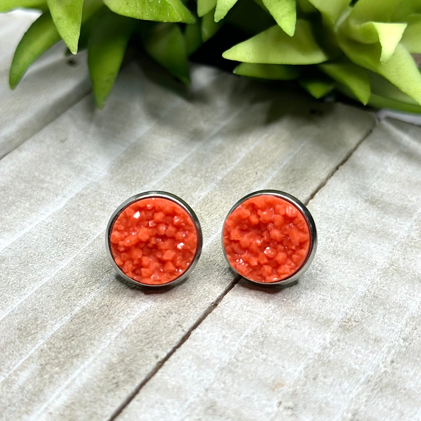 Orange Studs