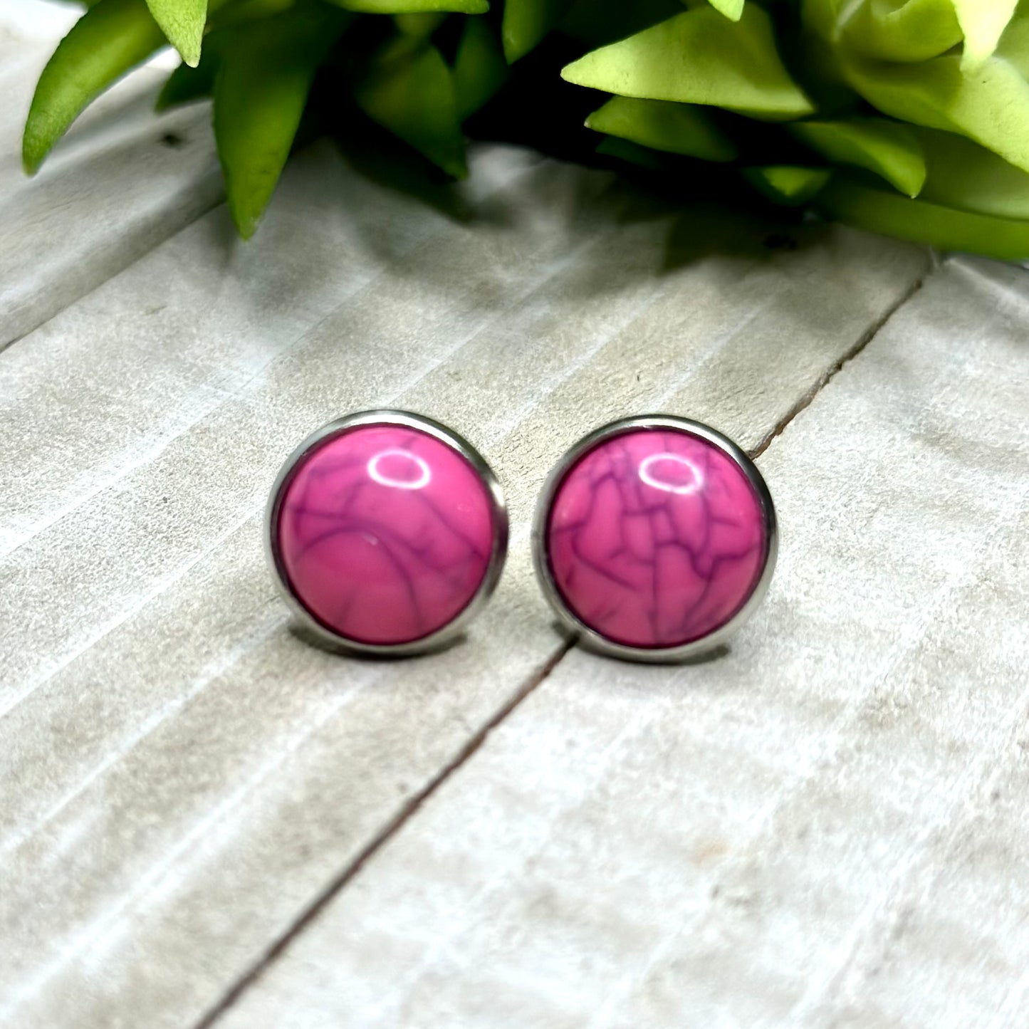 Pink Western Studs