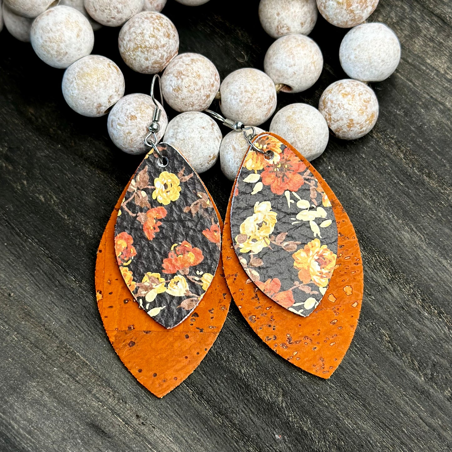 Vintage Floral Earrings