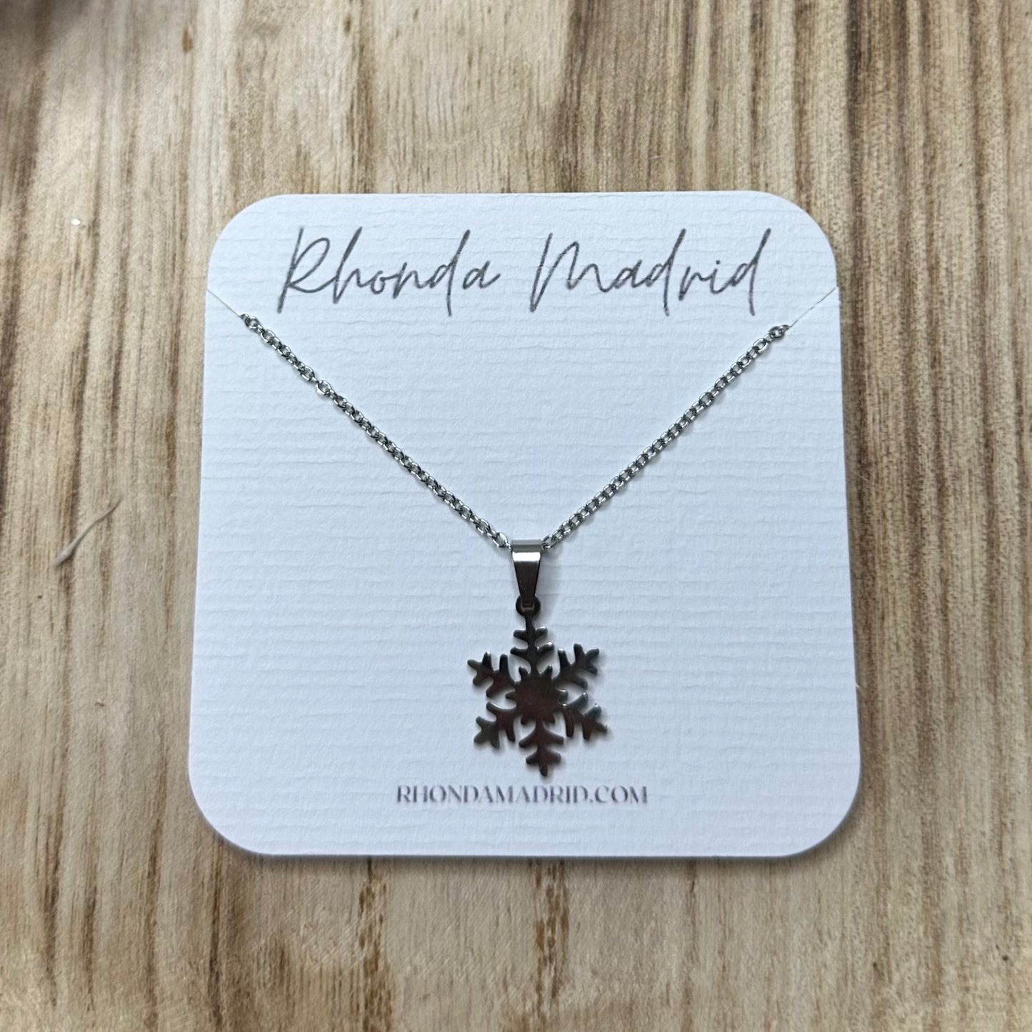 Snowflake Necklace LS