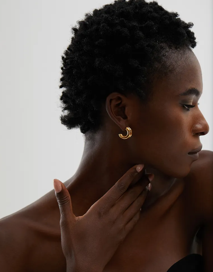MC Hoop Minimalist Earrings