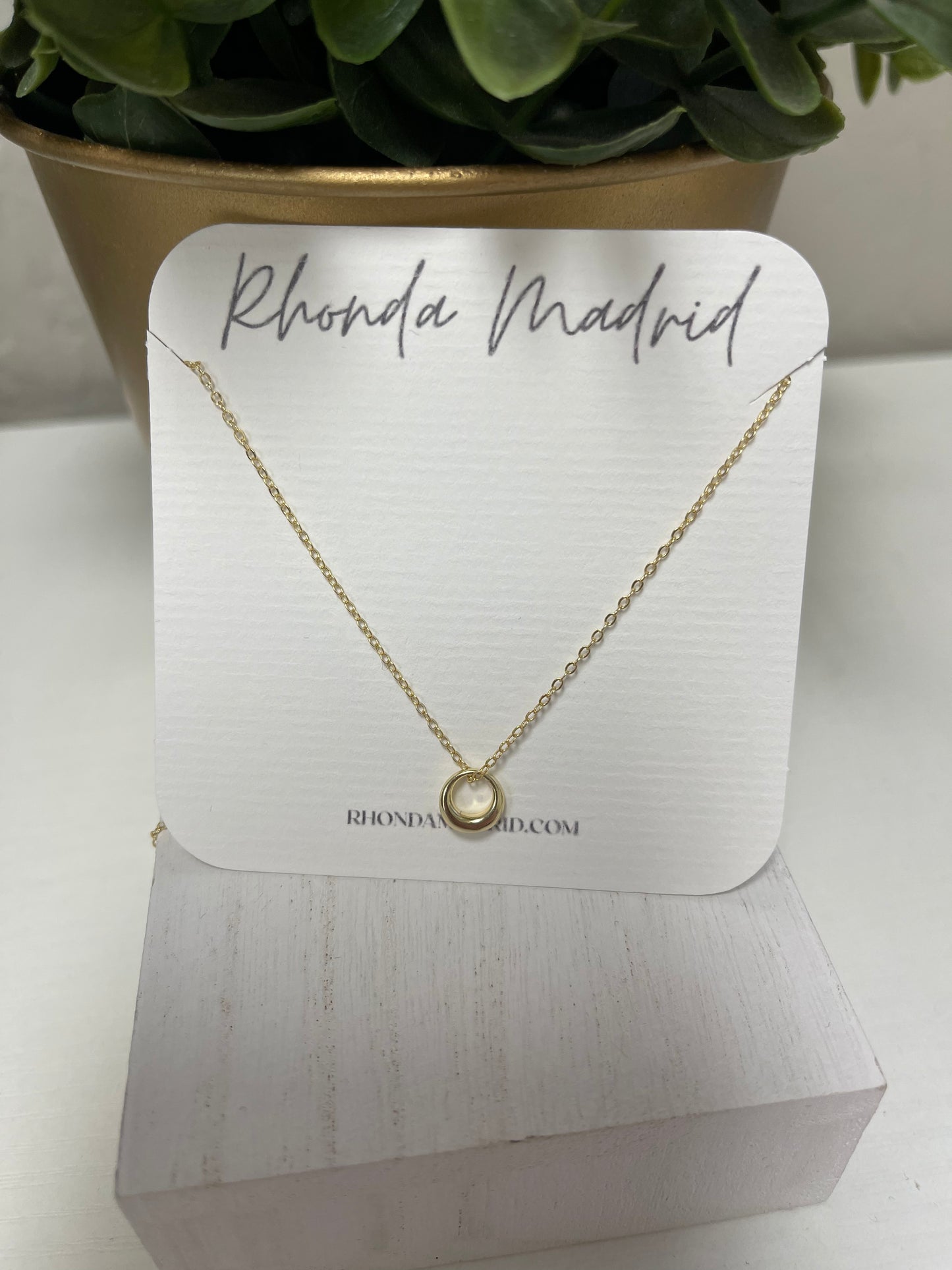 Single Circle Necklace LS