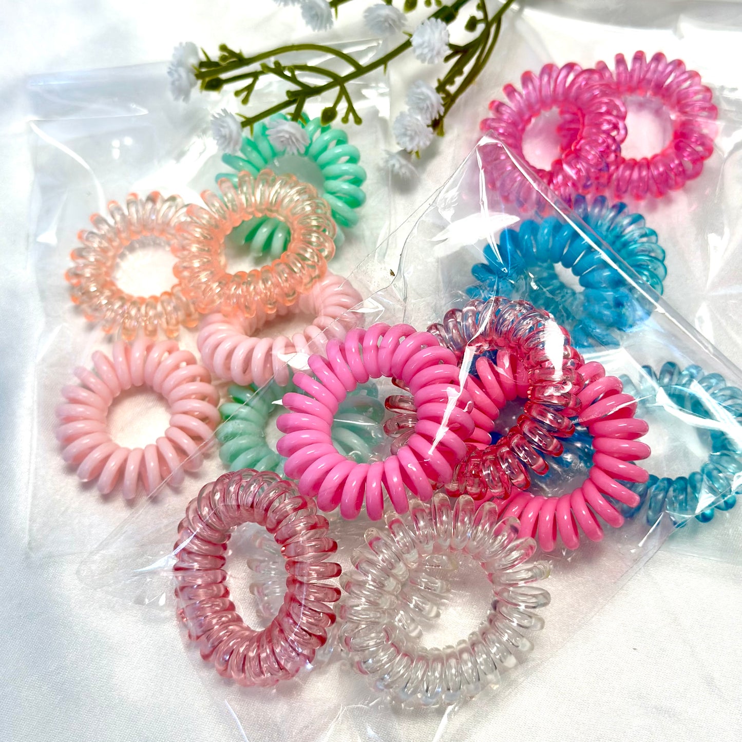 Telephone Cord Hair Ties LS