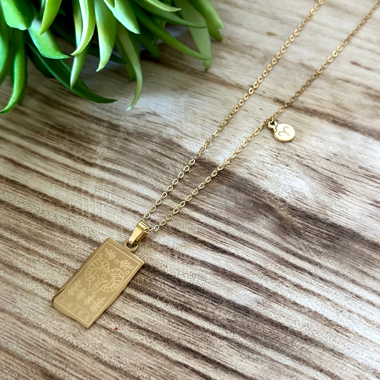 Gold Astrology Necklaces LS