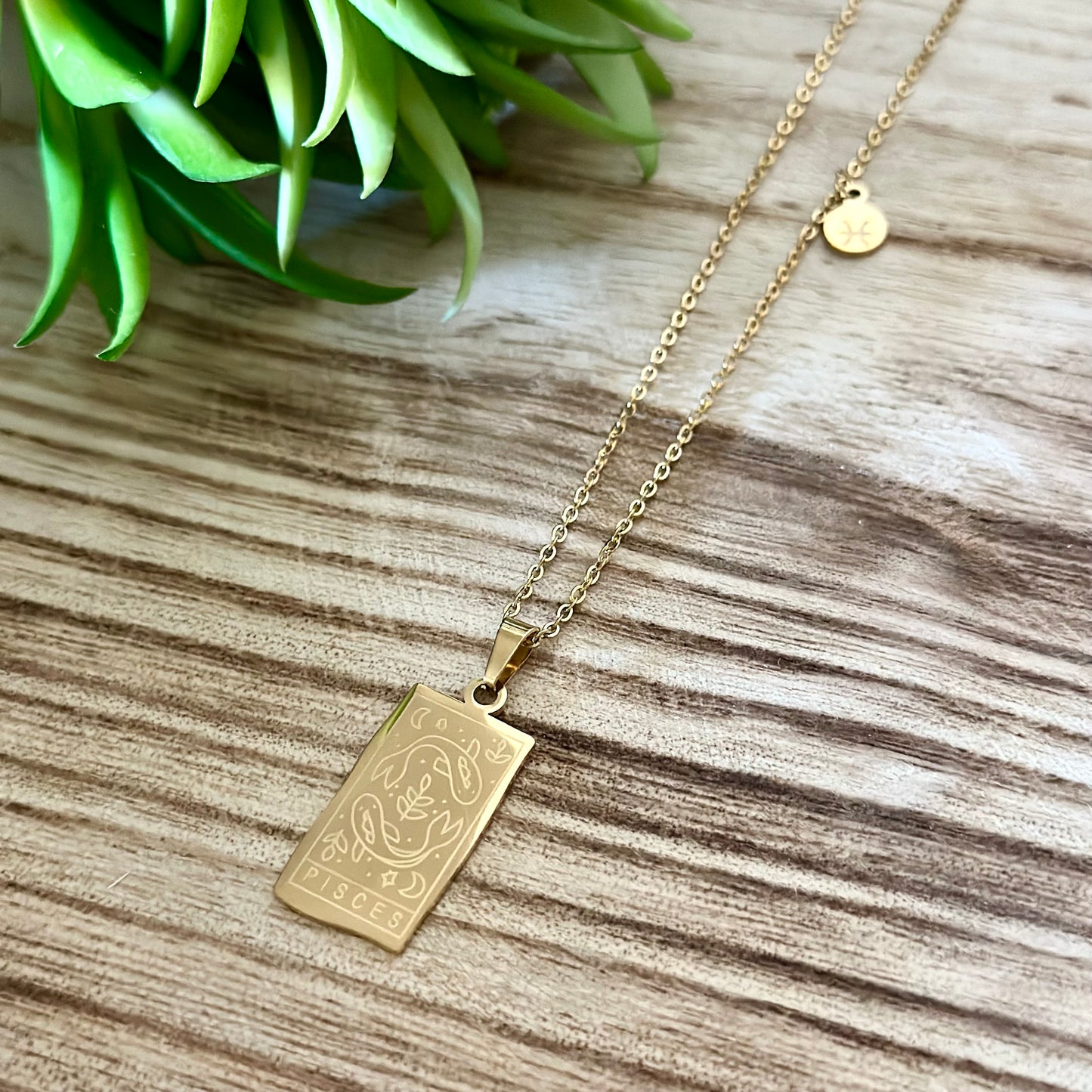 Gold Astrology Necklaces